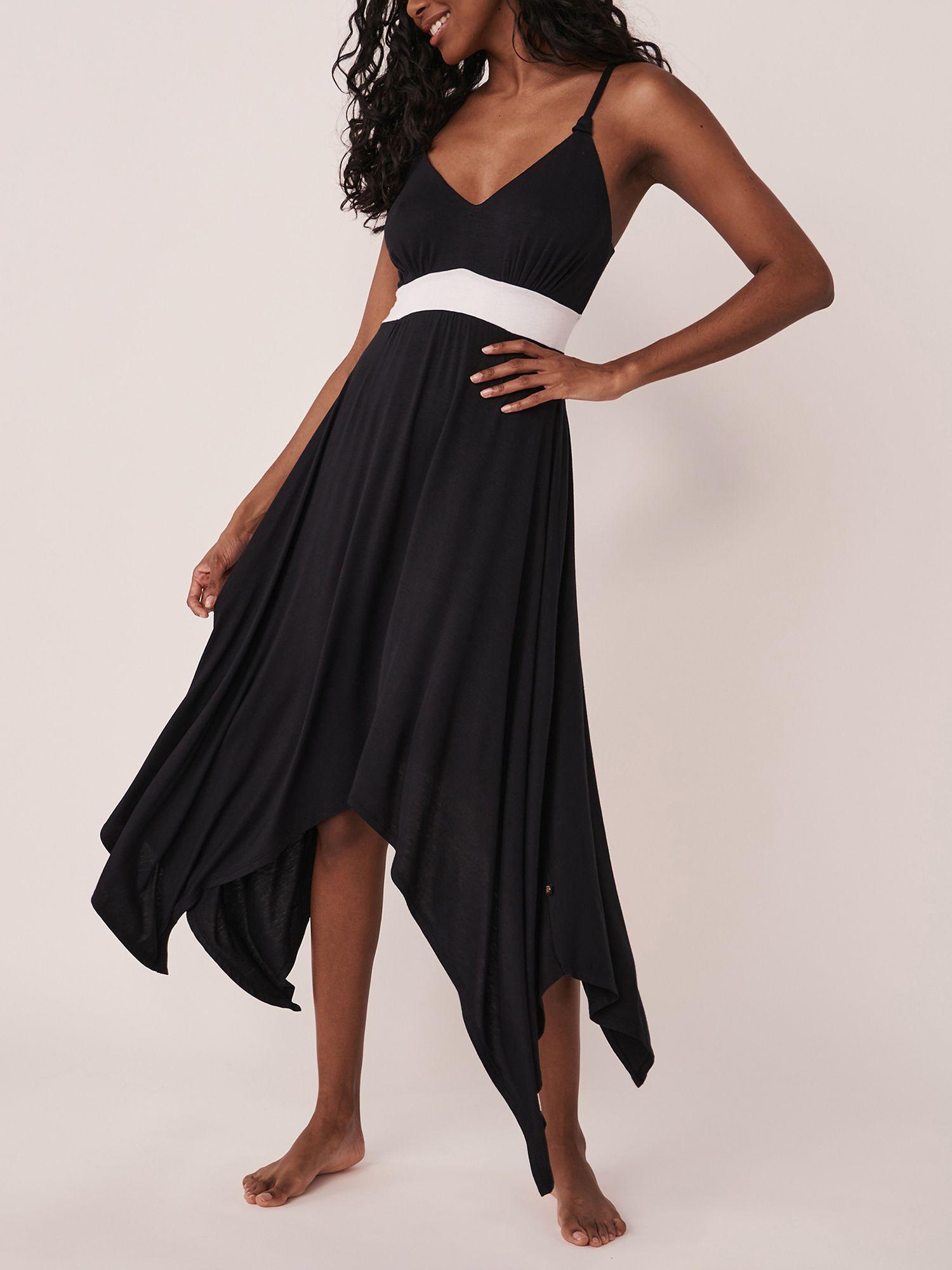 thin straps asymmetric dress