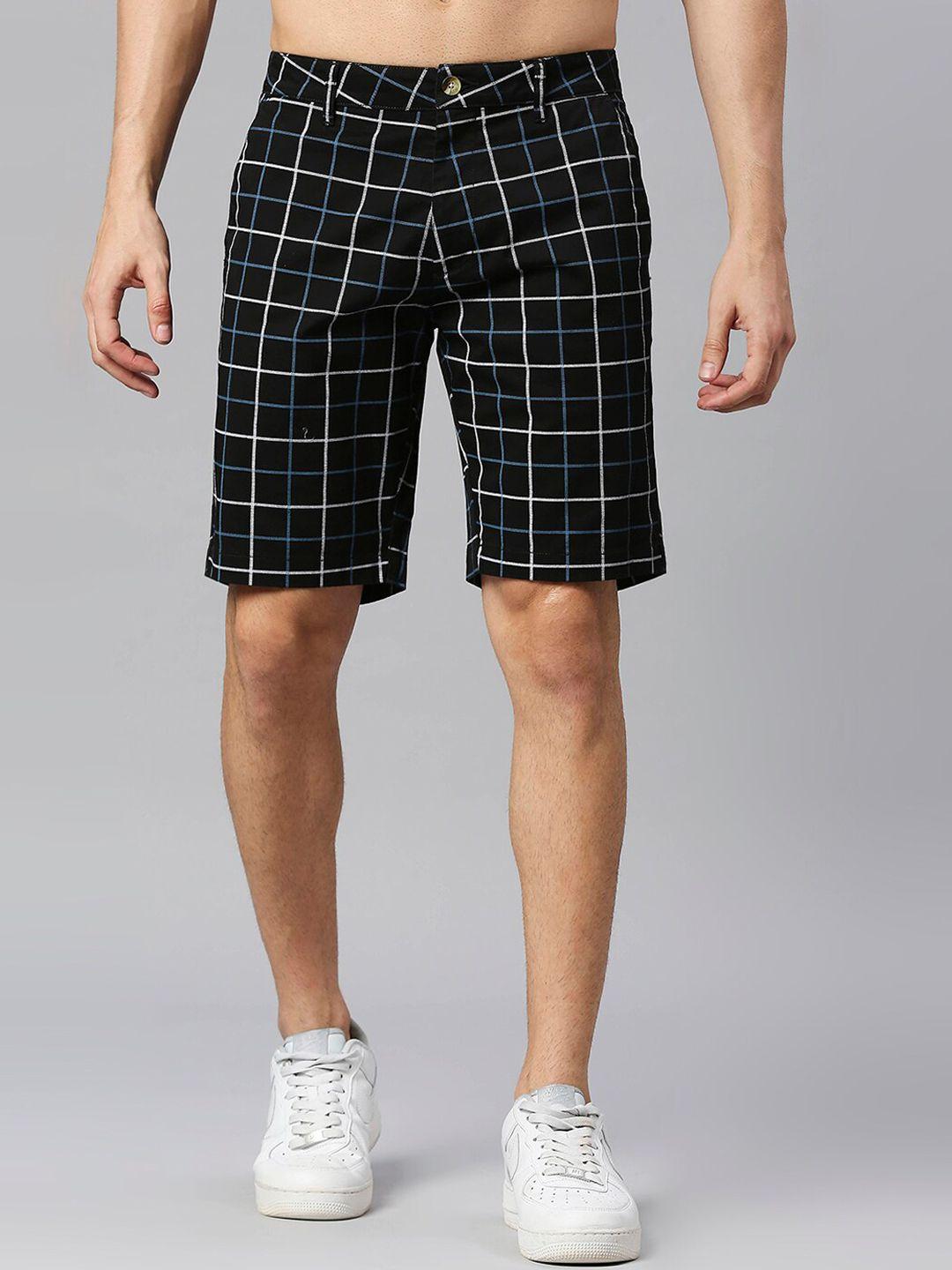 thomas-scott-men-checked-slim-fit-regular-shorts