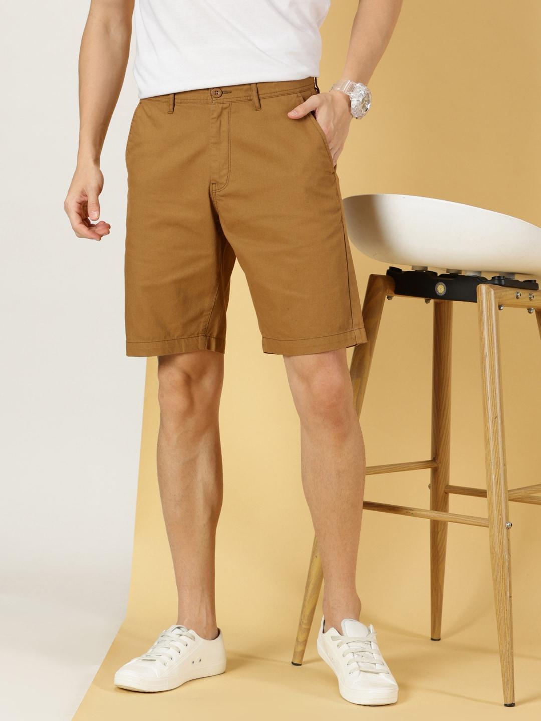 thomas scott men mid-rise chino shorts