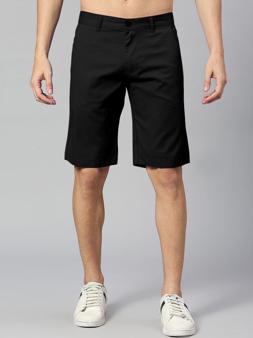 thomas scott men mid-rise slim fit shorts