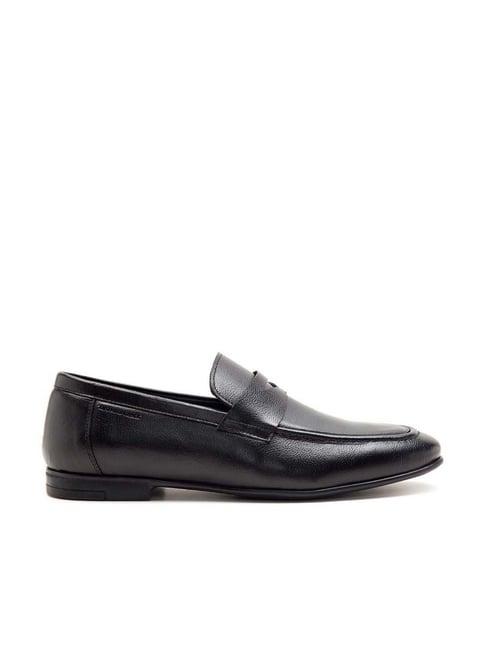 thomas crick men's black formal loafers