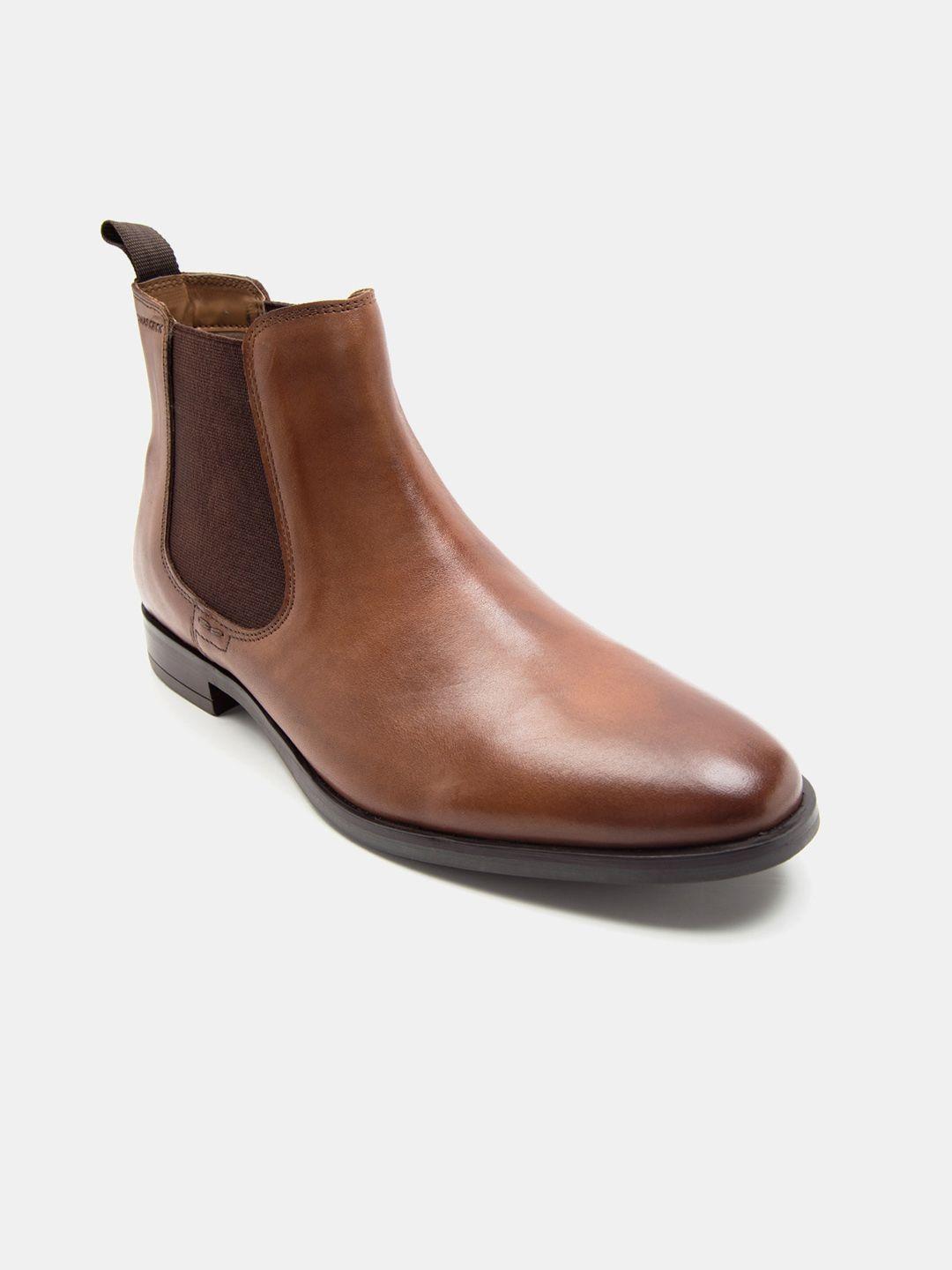 thomas crick men leather chelsea boots