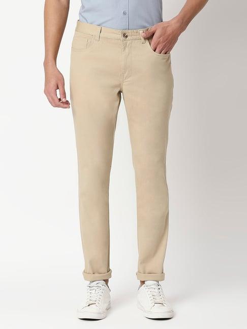 thomas scott beige slim fit chino trousers