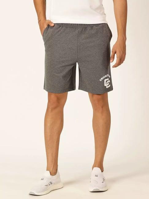 thomas scott charcoal melange regular fit shorts