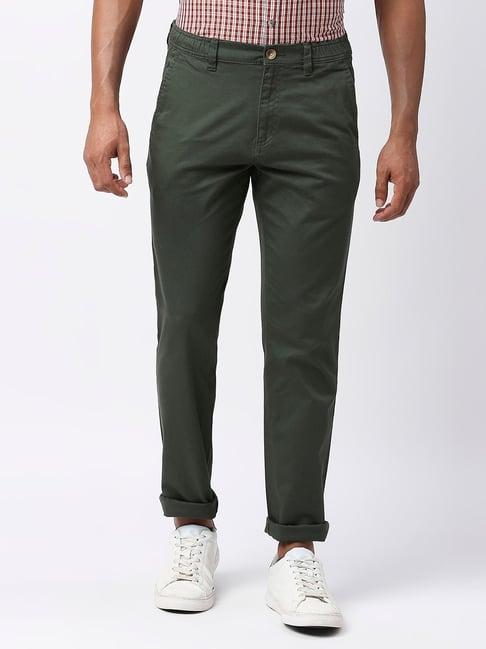 thomas scott green slim fit chino trousers