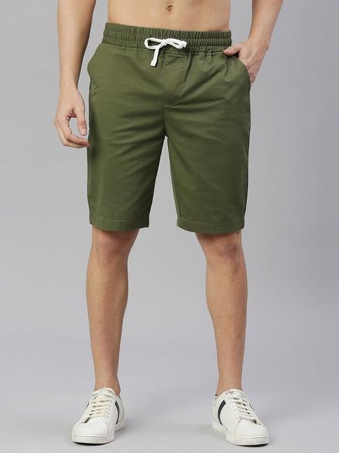 thomas scott green slim fit shorts