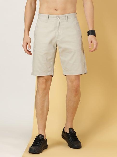 thomas scott light grey slim fit shorts