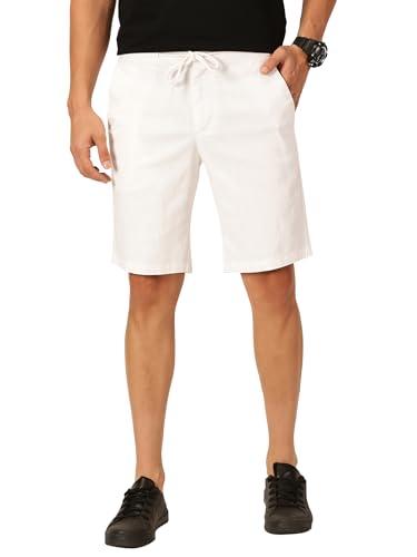 thomas scott men's regular shorts (ccbs028,white)