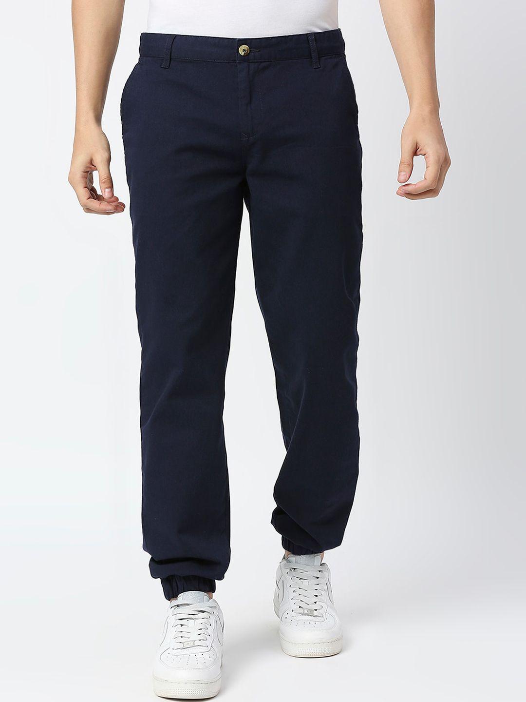 thomas scott men mid-rise slim fit joggers