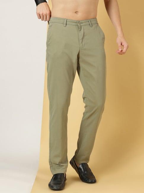 thomas scott mint green slim fit cotton chinos