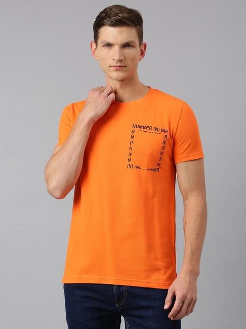 thomas scott orange crew t-shirt