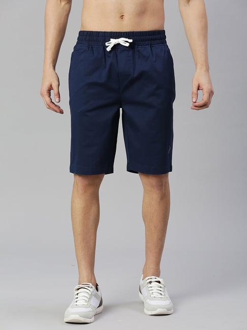 thomas scott royal blue slim fit shorts