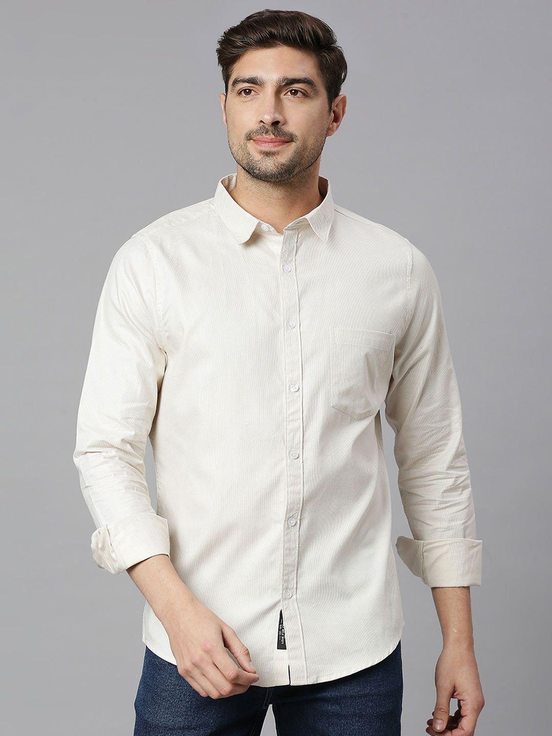 thomas scott spread collar classic slim fit pure cotton casual shirt