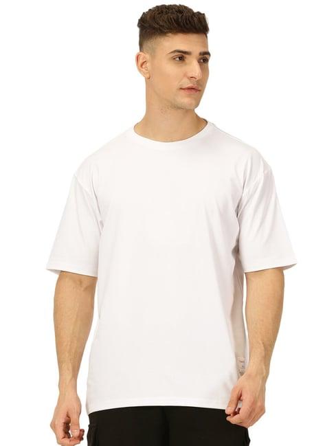 thomas scott white loose fit graphic print crew t-shirt