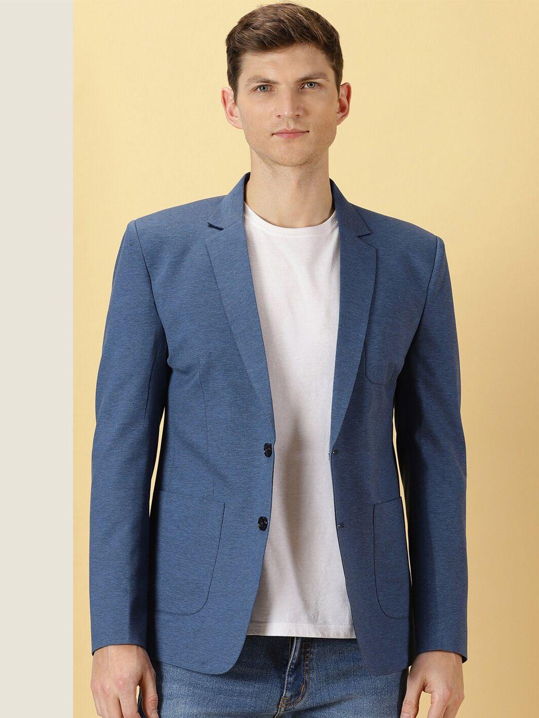 thomas slim fit single-breasted casual blazer