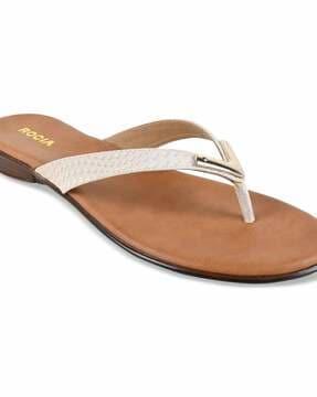 thong-strap flat sandals