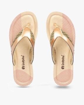 thong-strap flat sandals