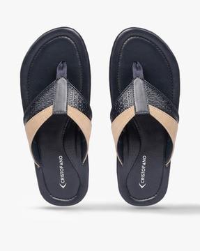 thong-strap flat sandals