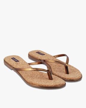 thong-strap flat sandals