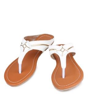 thong-strap flat sandals