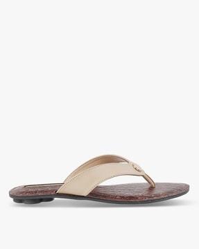 thong-strap flat sandals