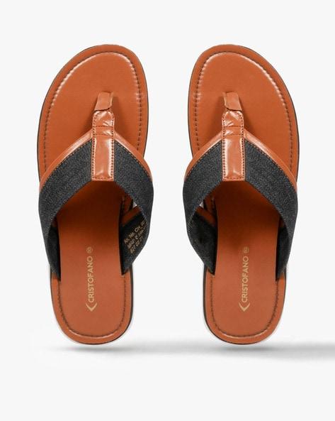 thong-strap slip-on sandals