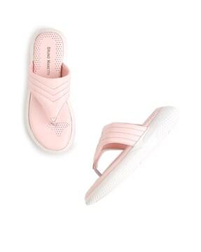 thong-strap slip-on sandals