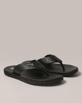 thong-strap slip-on sandals