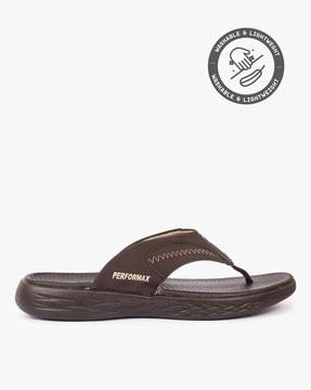 thong-strap slip-on sandals