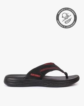 thong-strap slip-on sandals