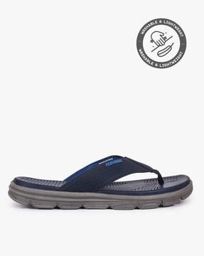 thong-strap slip-on sandals