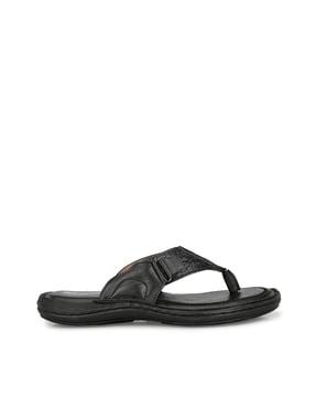 thong-strap slip-on sandals