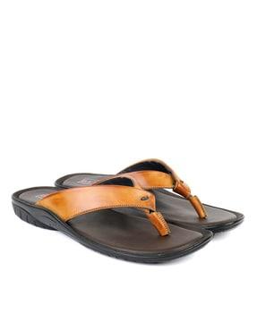 thong-strap slip-on sandals