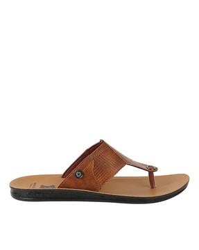 thong-strap slip-on sandals