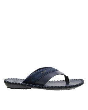 thong-strap slip-on sandals