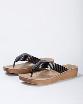 thong-strapped flat sandals