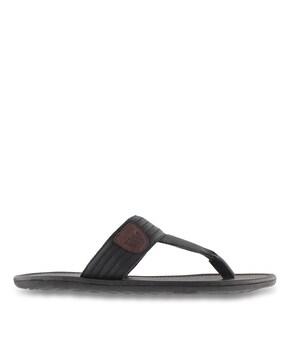 thong-style flip-flops with flat heel