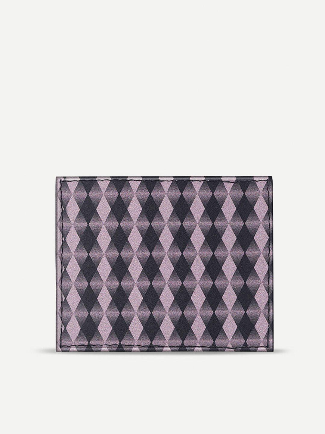 threadcurry unisex geometric printed card holder