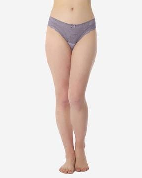 three-fourth coverage low-rise elegance brazilian panty - pan101001