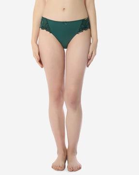 three-fourth coverage low-rise floral chic bikini panty - pan101501