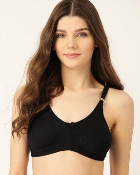 three-fourth coverage t-shirt bra