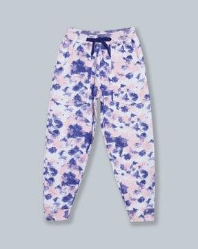 tie & dye joggers with insert pockets
