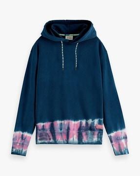 tie & dye organic cotton hoodie