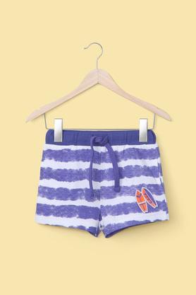 tie-and-dye-cotton-regular-fit-infant-boy's-shorts---persian-blue