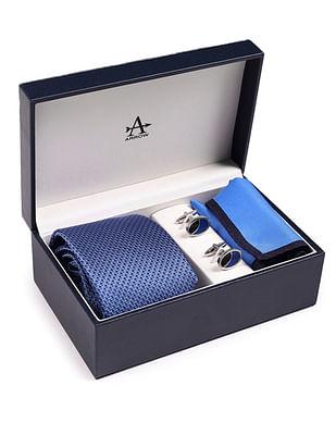tie pocket square and cufflinks set