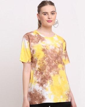 tie & dye  crew-neck t-shirt