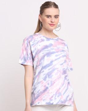 tie & dye  crew-neck t-shirt