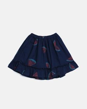 tie & dye a-line skirt