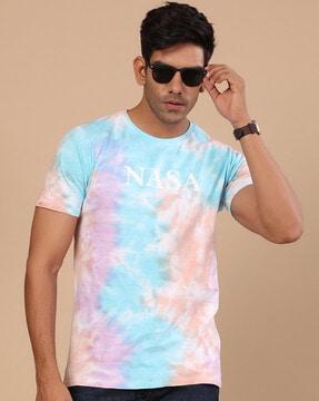 tie & dye crew- neck t-shirt