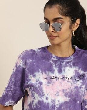 tie & dye crew-neck oversized t-shirt